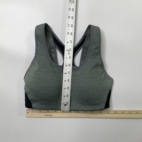 Nike Sports Bra Women XS Extra Small Shape High Support Padded Cut Out Zip Front - Picture 3 of 11